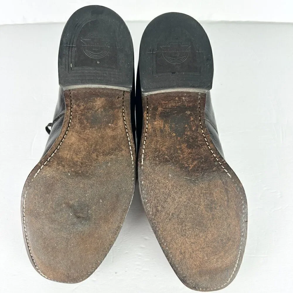 Florsheim Plain Toe Oxford Dress Shoe Size 8 Brown Leather
